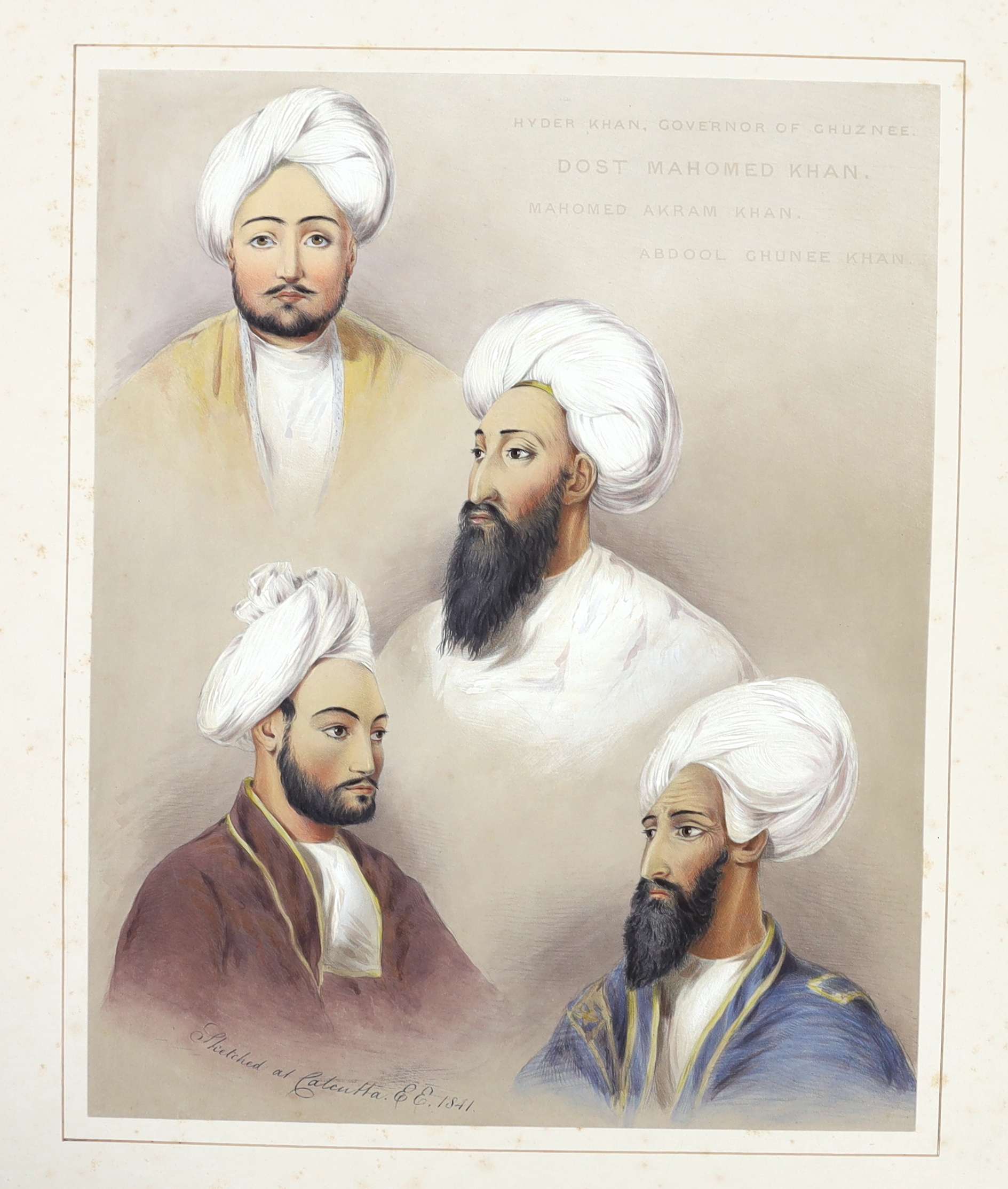 Emily Eden (1797-1869) - PORTRAITS OF THE PRINCES & PEOPLE OF INDIA.